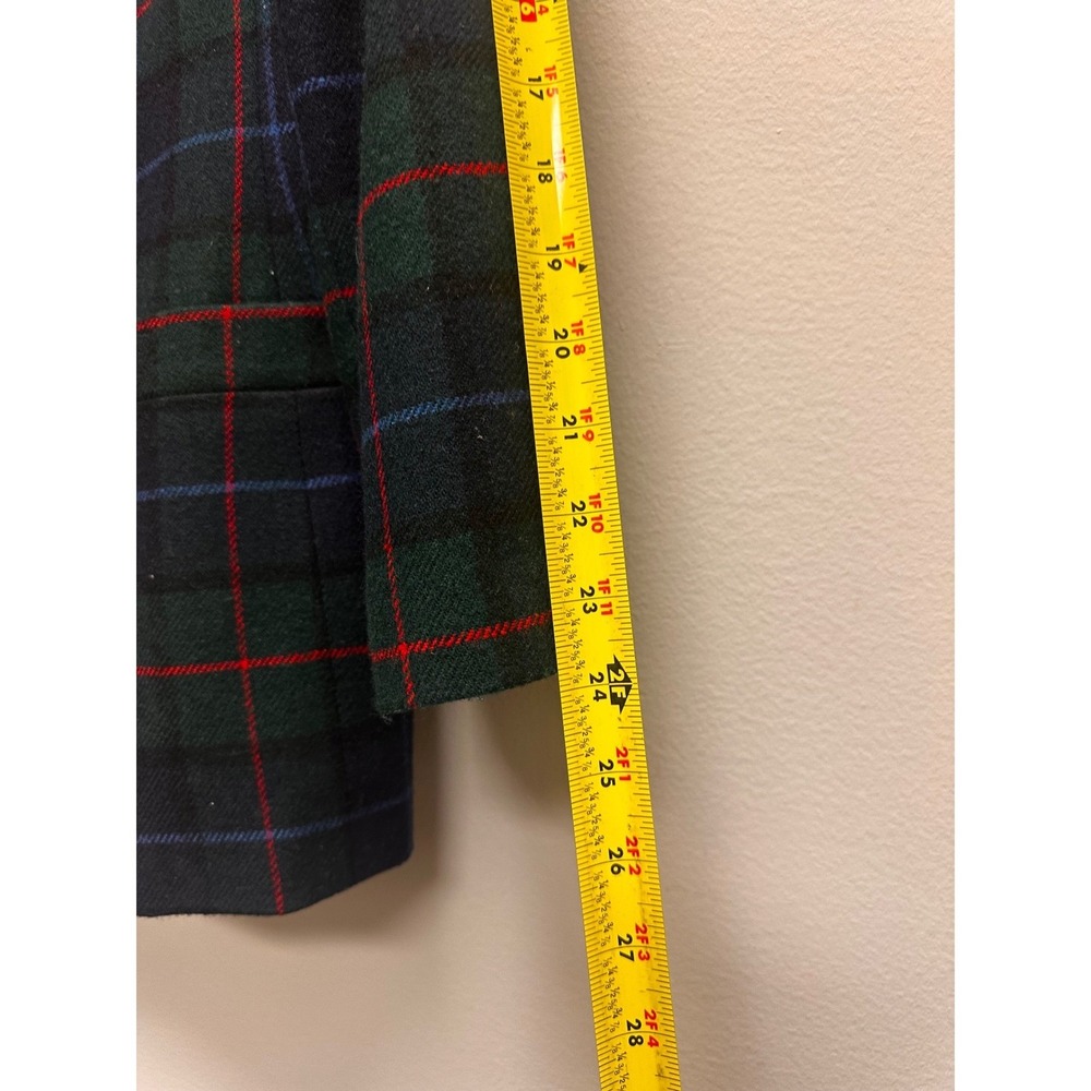 Le Suit Plaid Blazer Double‎ Breasted Womens Size 12 Wool Acrylic Blend Business - Picture 8 of 10